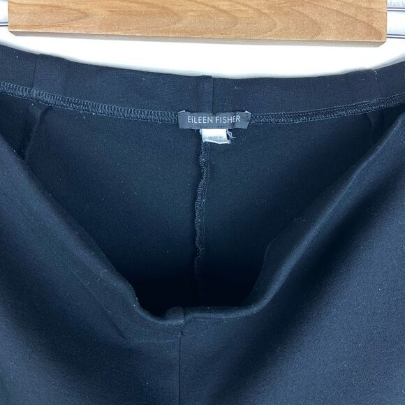 Eileen Fisher Slim Stretch Yoga Pant - Black - Picture 7 of 7